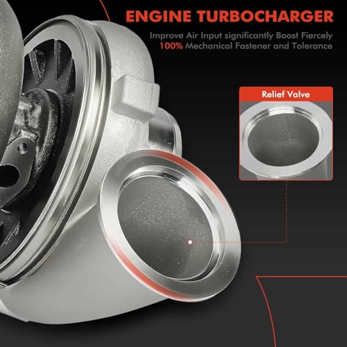 A-Premium TV4502 - Kit completo turbocompresor con junta compatible con camiones internacionales Detroit, modelos diesel serie 60, modelos 1997-2001, sustituye a 23508406
