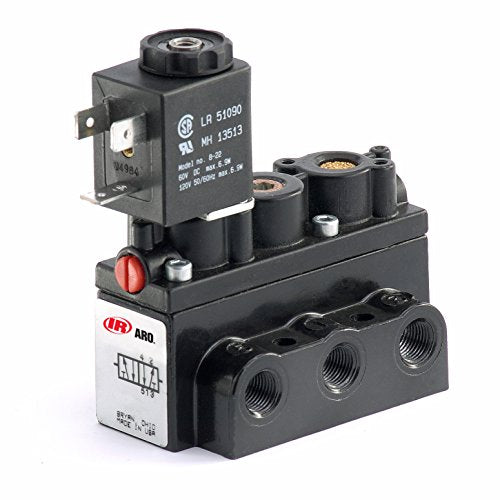 Ingersoll Rand A212SS-120-A Electroválvula de 4 vías de 2 posiciones, 120V 1/4" NPT