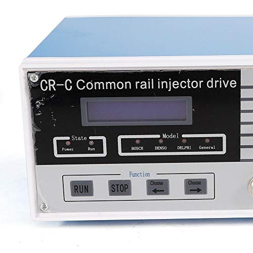 Kit de probador de inyector Common Rail, 600 bar 8000PSI CR-C Multifunción Diesel Common Rail Inyector Probador + Boquilla de combustible S60H para 6190/6200/6170 Diesel
