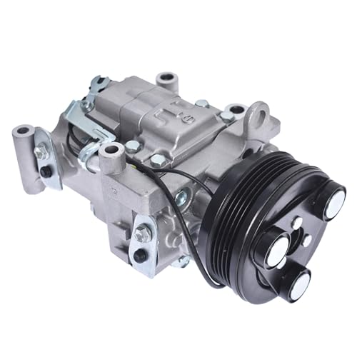 WFLNHB Compresor de CA y embrague de A/C, puertos de A/C, 5 ranuras de repuesto para Mazda 3 2004-2009 3 Sport 2009 reemplazo para Mazda 5 2006-2010 2.0L 2.3L CO 10759C 58463 BP4S61K00 CC43 455555 E