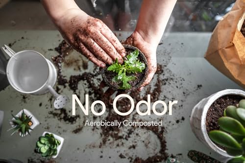 Enmienda Nutrientes Secuestro de Carbono Invernadero Camas Elevadas Materia Orgánica Árbol Flor Arbusto Jardín Césped Vegetal Fruta NPK Nitrógeno Fosfato Potasio Fertilizante HCC413BL
