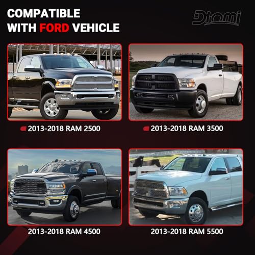 Conjunto de carcasa del filtro de combustible compatible con Ram Vehicle 2500 3500 4500 5500 2013-2018 6.7L Turbo Diesel Engine Replace# 68157291AA 68157290AB
