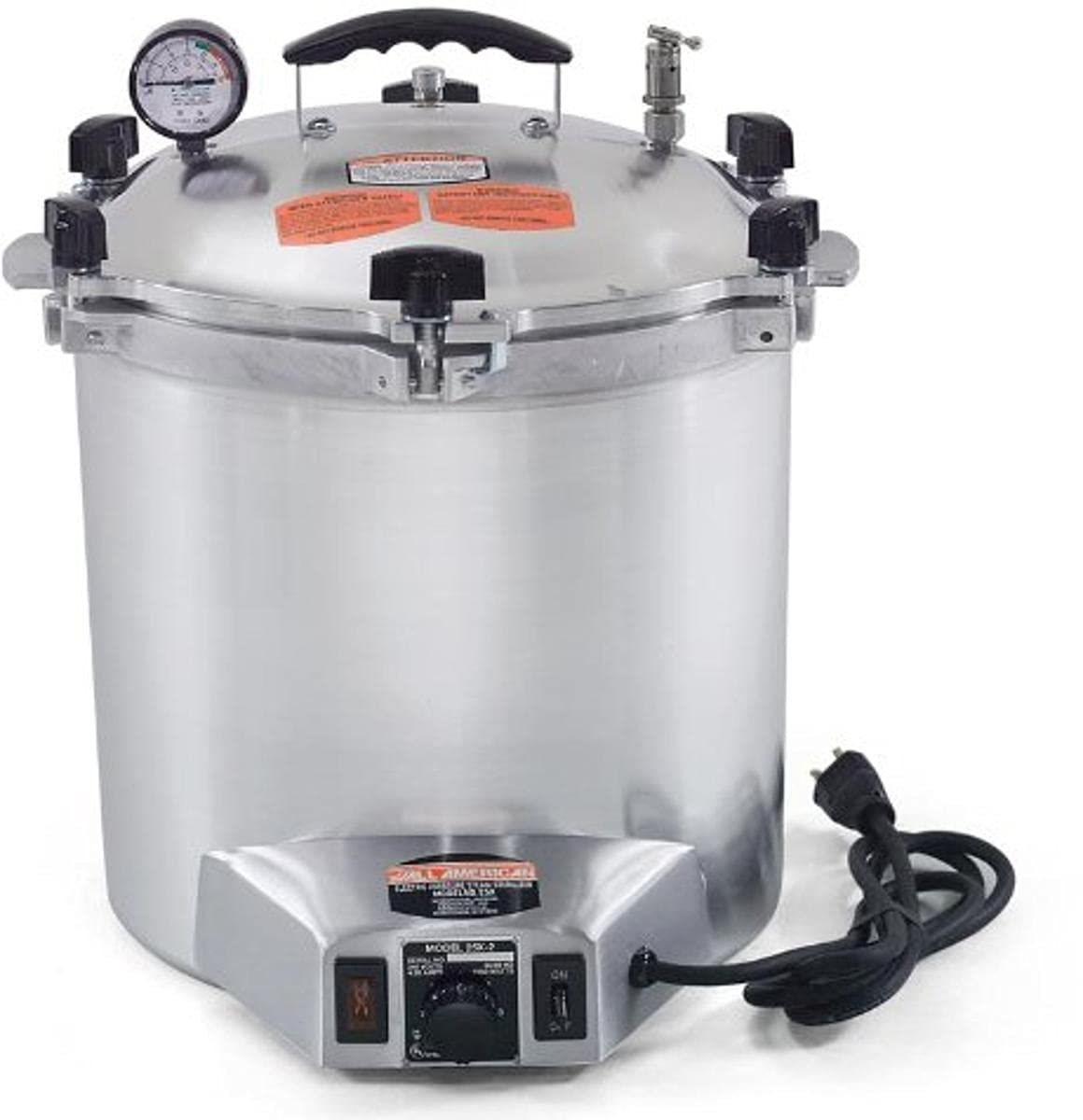 All-American Electric Esterilizador eléctrico de 14.5 cuartos de galón 1050 vatios/8.75 amperios
