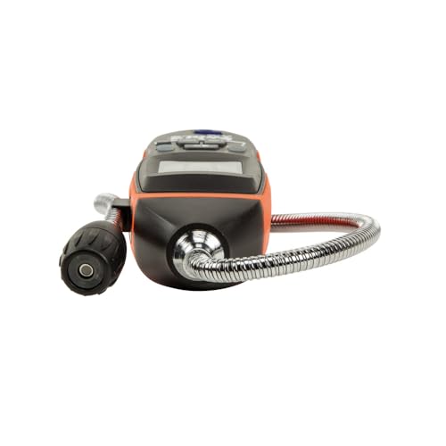 Klein Tools Detector de fugas de gas ET120, probador de fugas de gas combustible con cuello de cisne de 18 pulgadas tiene un rango de 50 a 10,000 ppm, incluye bolsa, baterías