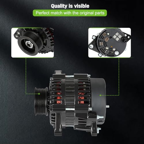 SCITOO Alternador de repuesto para Mercruiser modelo Mx 6.2L Mpi para Horizon, modelo Mx 6.2L Mpi, modelo 8.2L Mie Mpi, modelo 7.4Lx Mpi, modelo 7.4L Mie Mpi, modelo 502 Mag Mpi, modelo 5.7L Ski OE 8460