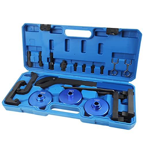 MR CARTOOL Juego de herramientas de sincronización del árbol de levas del motor Herramientas de alineación de bloqueo de levas compatibles con VW 2.0, 2.8, 3.0T, 3.2T, 4.2, 5.2