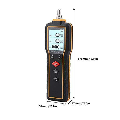 Comprobador de vibración digital portátil SW-65A medidor de vibración digital portátil probador de medición