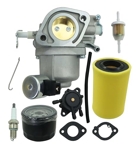 MIA13043 AUC14748 Carburador compatible con John Deere Z255 Z315E Z335E Z335M Z345M Z345R Z355E Z355R ZTrak Motor con filtro de aire Kit de bomba de combustible