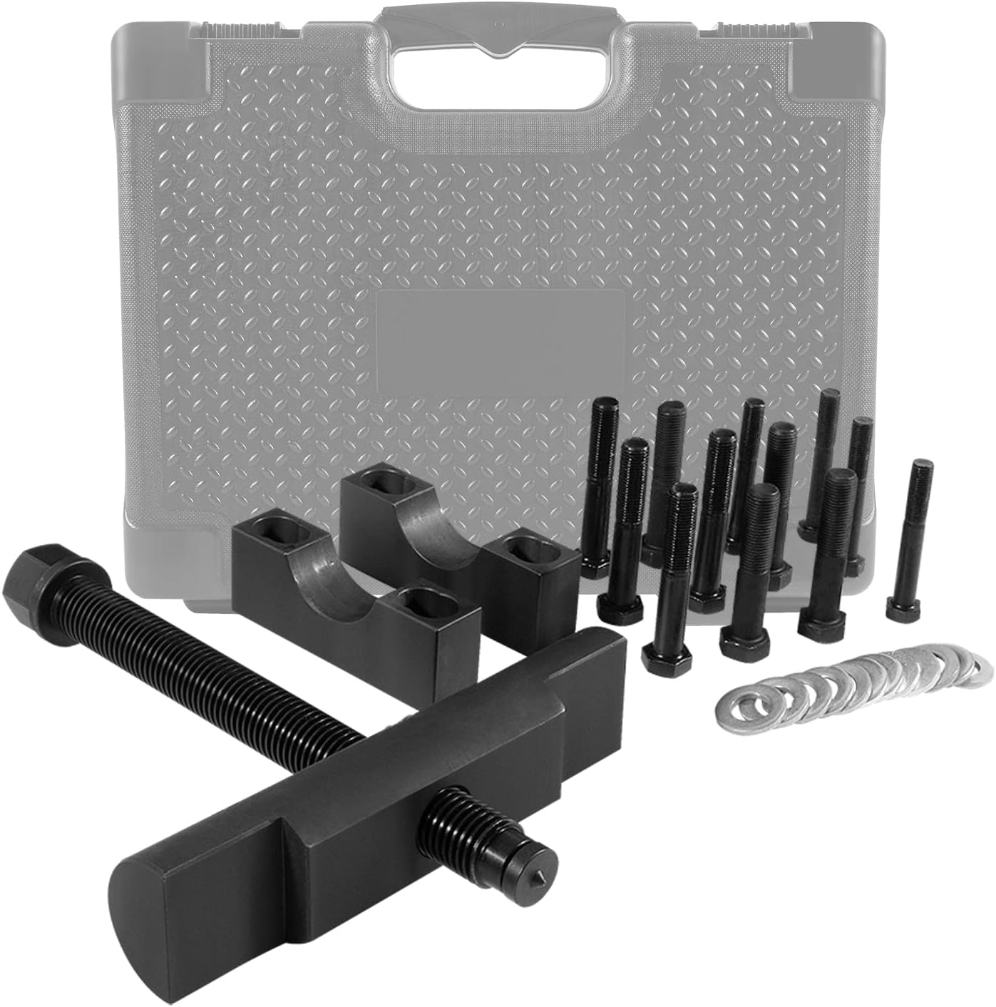 Bonbo Kit de extractor de yugo de servicio pesado alternativo 10803 Kit de herramientas para quitar yugo semircamión, uso para camiones comerciales, para Spicer & Meritor 1610 1710 1760 1810 Series