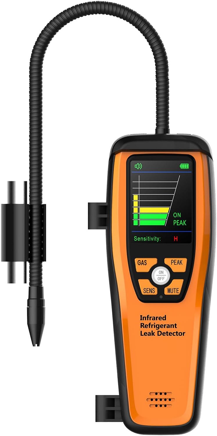 Elitech ILD-300 Detector avanzado de Fugas de refrigerante Probador de halógeno para HVAC CFC Recargables HCFC HFC 10 años de Vida útil