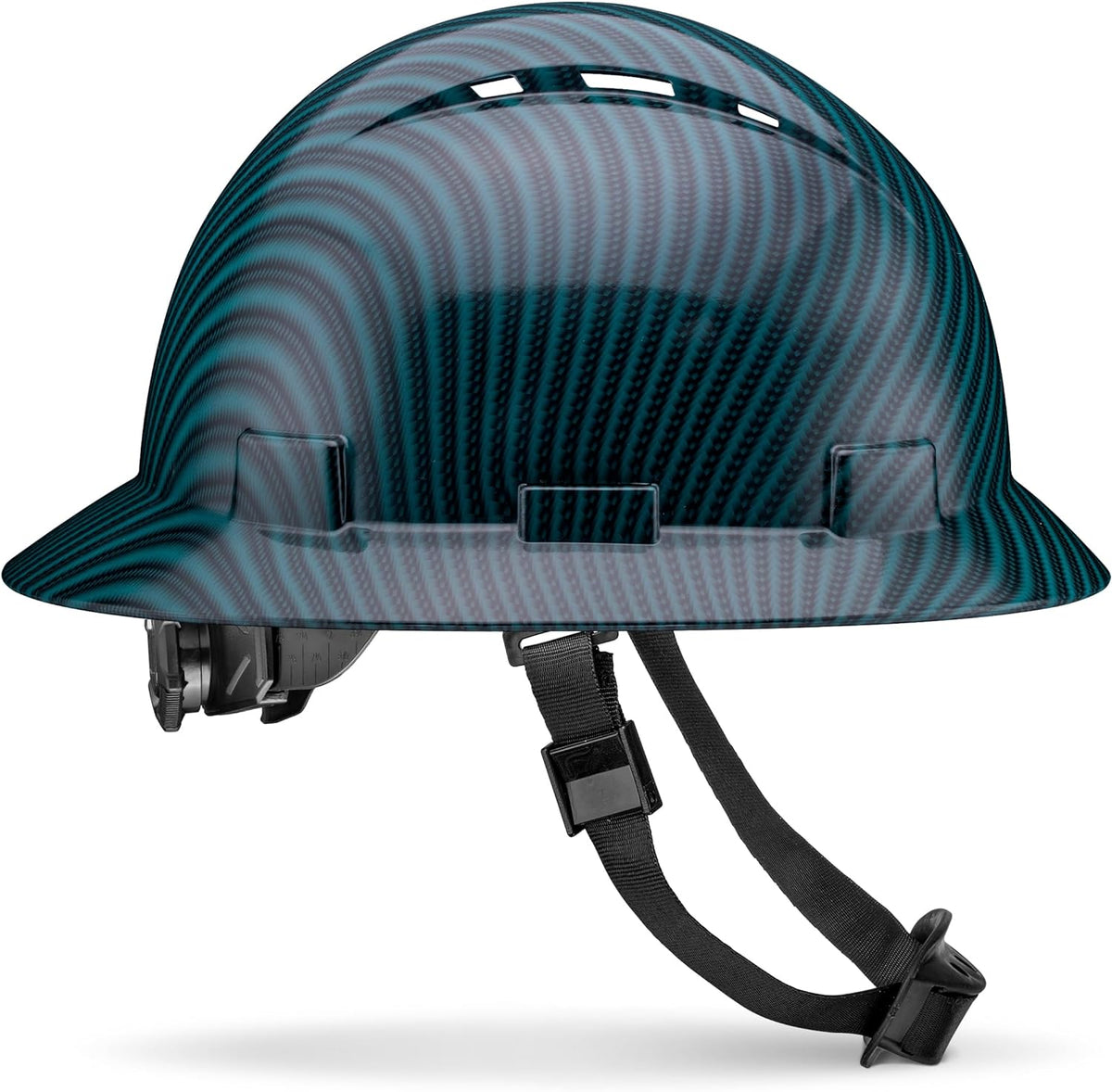 Acerpal Casco duro OSHA con diseño de fibra de carbono ventilada de ala completa con suspensión de 6 puntos (opciones 1)