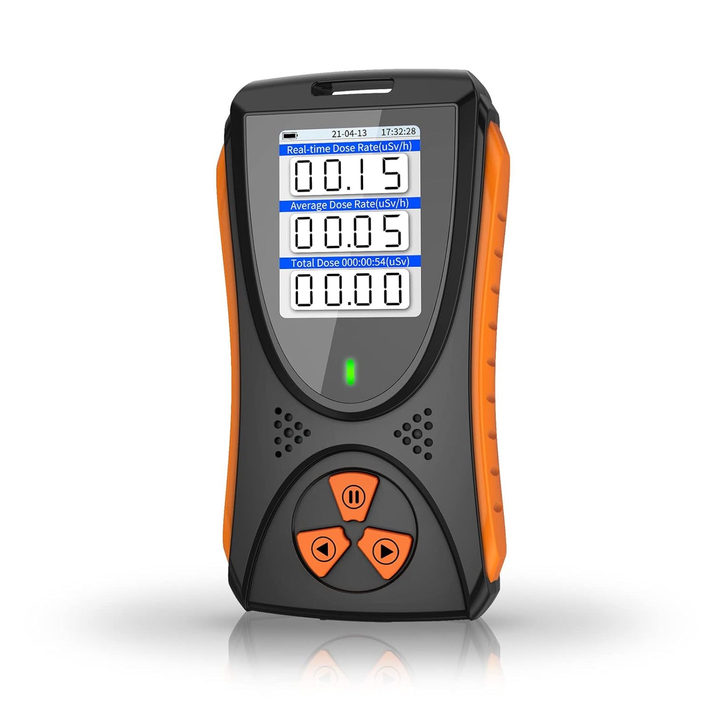 Geiger - Detector de radiación nuclear de contador, dosímetro personal CHNADKS actualizado, monitor de radiación portátil de rayos X gamma beta, funciona con pilas (0.08uSv - 50mSv)