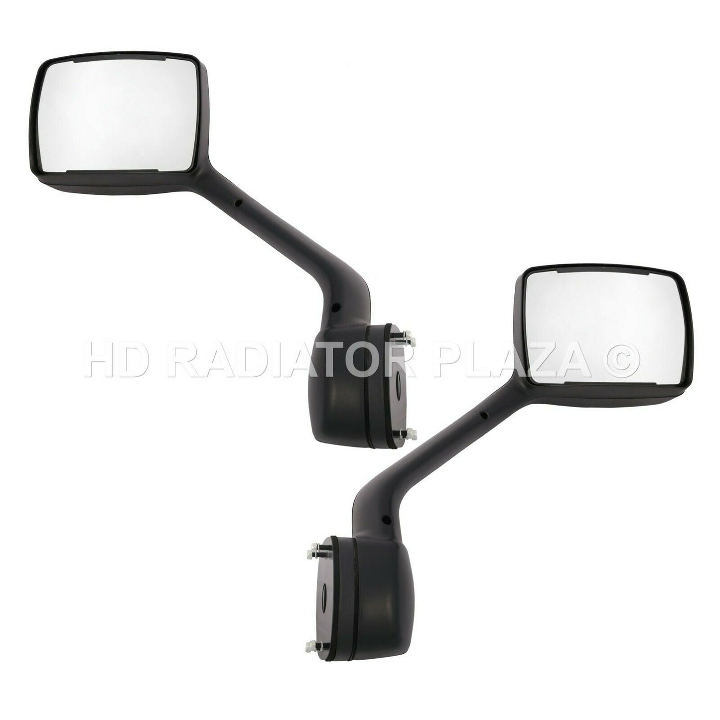 Chrome Hood Mirror Pair Set of 2 For 10+ Kenworth T680 Peterbilt 10+ 579 587