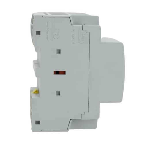 Contactor IEC 400V (funcionamiento silencioso) – Bobina de 110/120VCA, carga del motor y carga de iluminación 60A con base de montaje para riel DIN