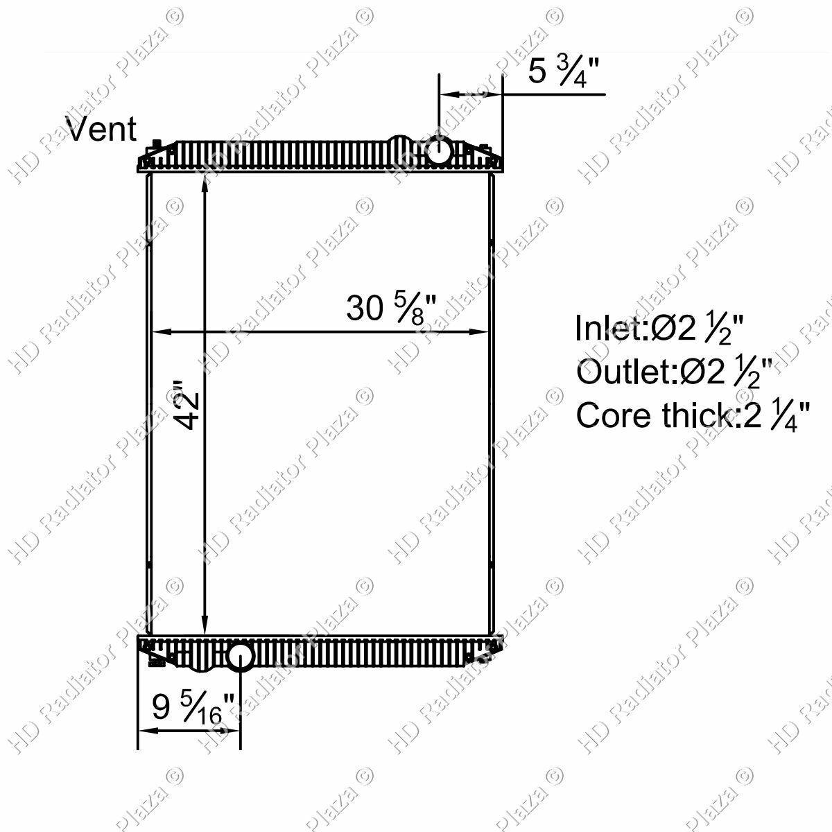 Radiator For Freightliner Columbia Coronado Century Class Diesel Turbo HD