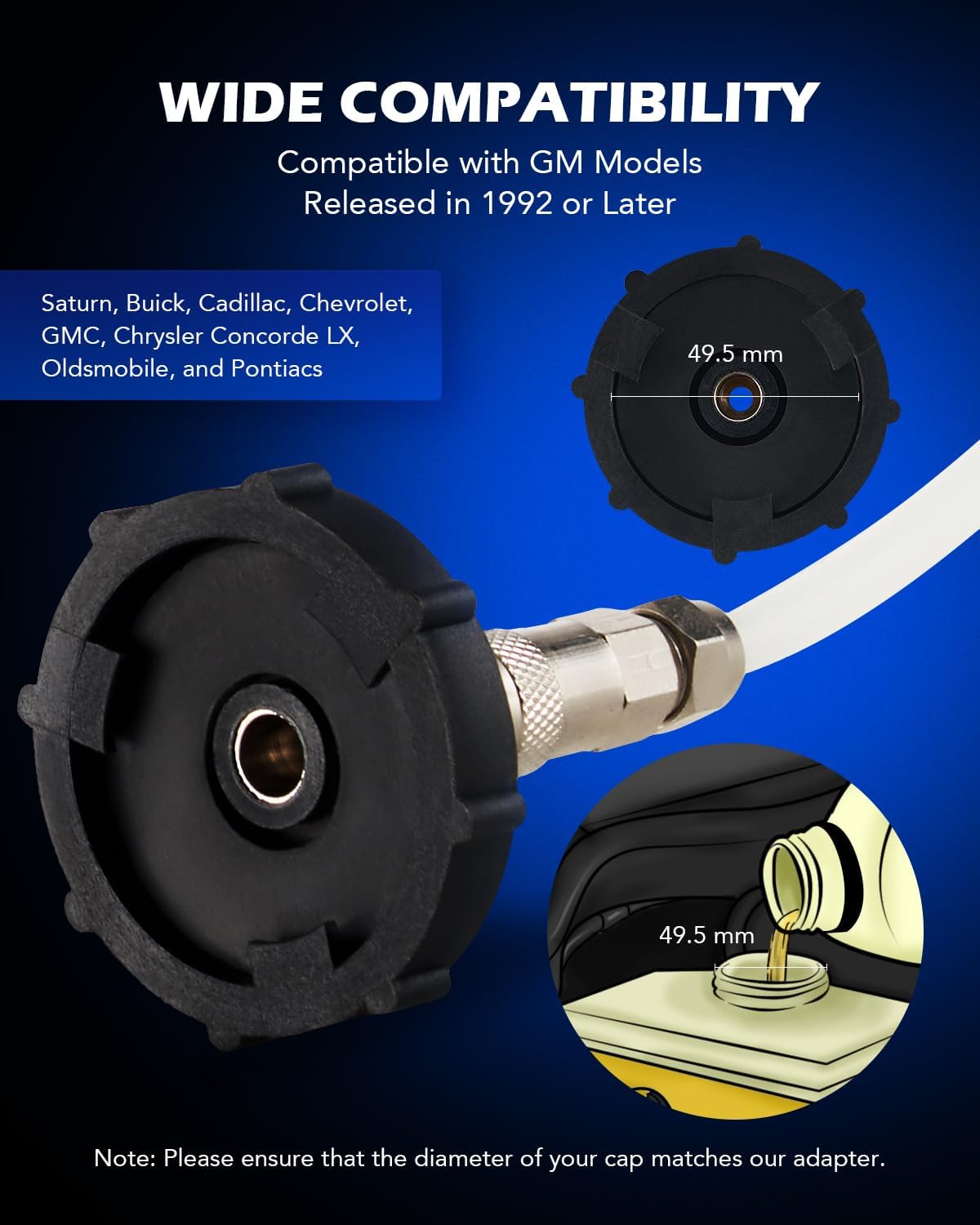 Orion Motor Tech Bomba de Líquido de Transmisión de 7.5 L, Kit de Recambio Manual ATF de 2 Galones, Bomba de Mano de Líquido de Transmisión, Bomba de Transferencia de Líquido de Transmisión