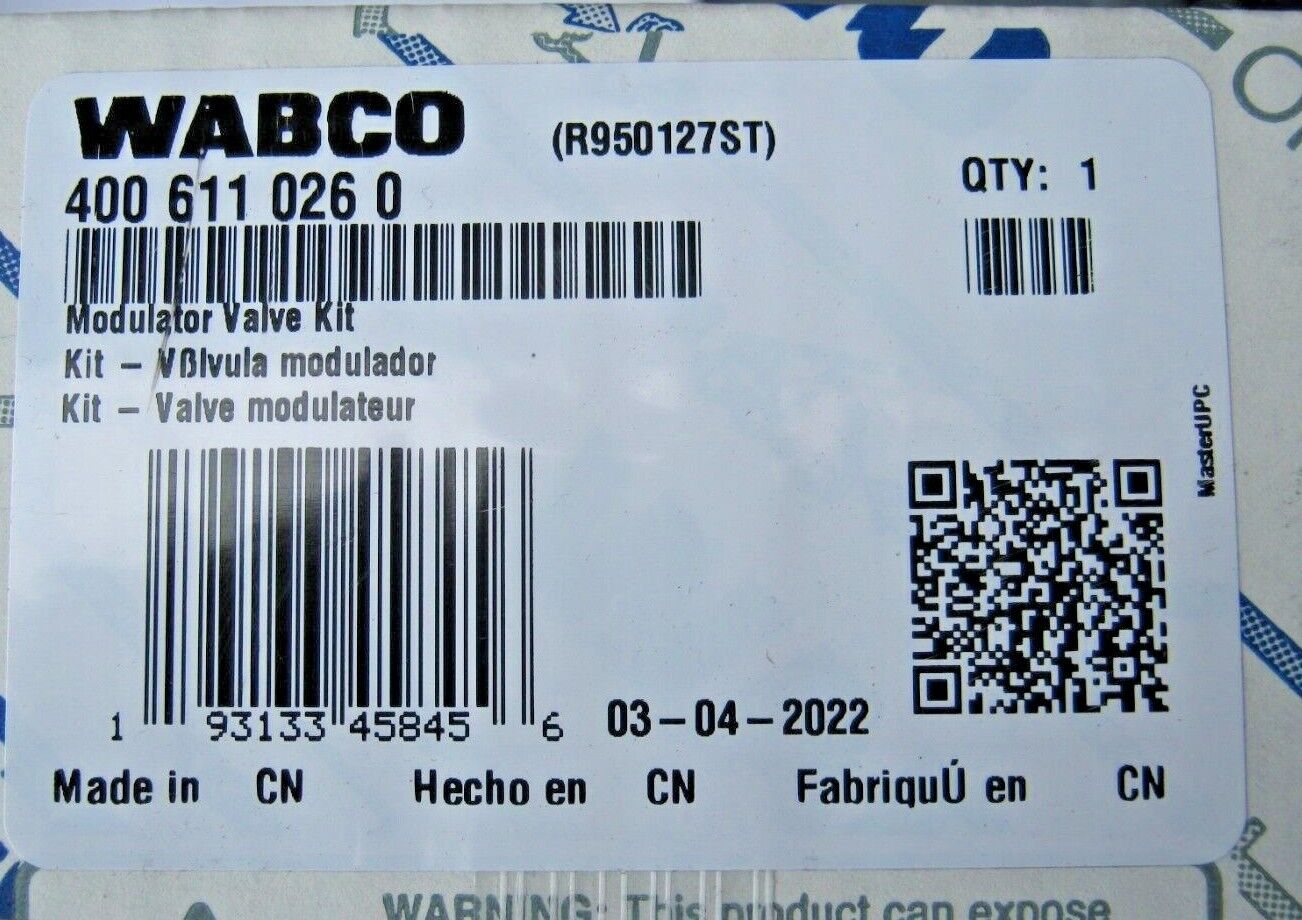 WABCO ~ MODULATOR VALVE ADAPTER KIT p/n 4006110260