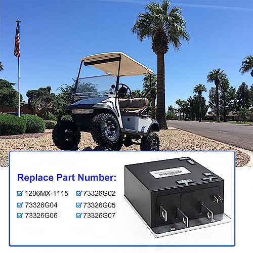 73326G02 350A / 36V PDS Controlador de derivación Reemplazo EZGO 73326-G02 Controlador ITS / 350A / 36V Compatible con Carros de Golf TXT EZGO Año 2000 - 2009
