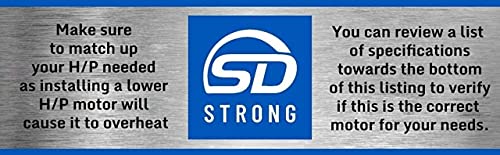 Supplying Demand Motor 1/6-1/3 HP del condensador de la HVAC de W51-MHCJA1-02 1 velocidad 1 208/230V 1075 RPM