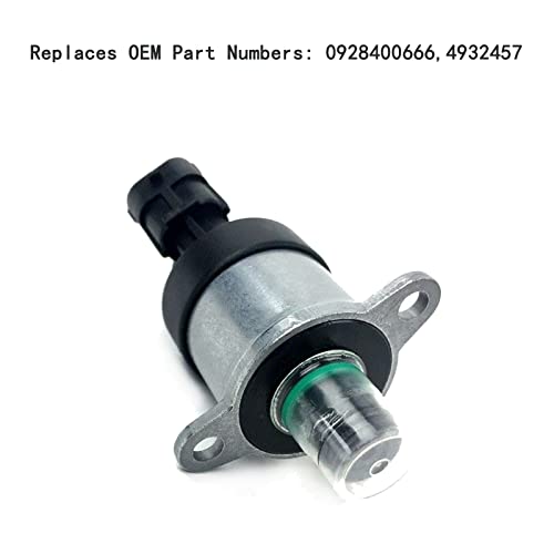 KAREN 0928400666 Regulador de presión de inyección de combustible para Dodge Ram Cummins 2500 3500 Diesel 5.9L. Reemplaza Bosch 0928400666 0 928 400 666 Cummins 4932457 5183245AA 2003-2007 Meteri