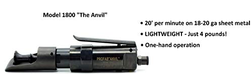 PROFAB Pittsburgh Lock Air Hammer - Yunque modelo 1800 HVAC conducto/herramienta de chapa metálica