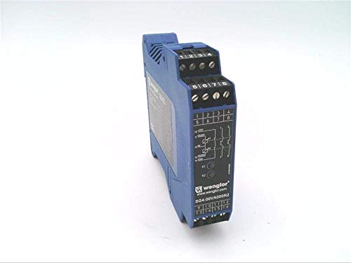 WENGLOR SG4-00VA000R2 8 VCC, TIEMPO de respuesta de 20 MS, Salida de seguridad de corriente de conmutación (250 VAC) 3 A, Voltaje de alimentación 21, 6...28, Número de salidas de seguridad Parada 2, Cableado de entrada de 2 canales, Relé de seguridad