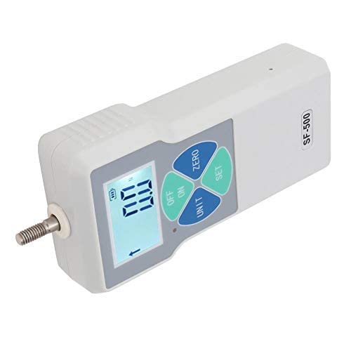 SF-500 Force Gauge Medidor de Fuerza Digital Probador de Empuje y Tracción 500N 100-240V Medidor de Fuerza Digital Probador de Empuje y Tracción Medidor Dinamómetro (Enchufe Estadounidense)