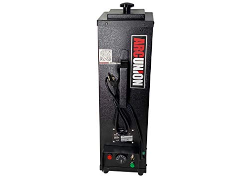 Arc Union Horno de electrodo de soldadura de palo seco de 20 libras, peso ligero, de alta calidad, con control de temperatura, termostato portátil de capacidad de 115 V, ajustable, 80-300 grados