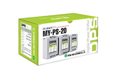 Convertidor monofásico a trifásico, modelo MY-PS-20, adecuado para 15HP (11kw) 45 amperios 200-240V motor trifásico Un DPS tiene que usar solo para un motor, entrada/salida 200V-240V, tipo digital MY-PS-20N