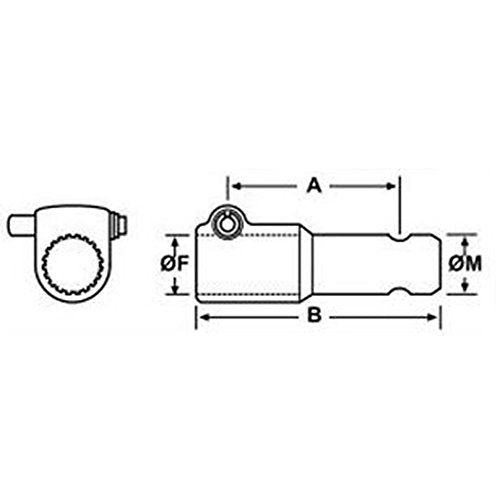 03-32-00092 Nuevo adaptador de toma de fuerza para máquinas y modelos universales de productos
