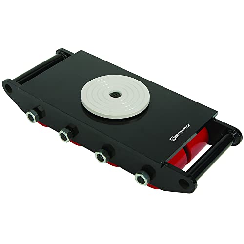 Strongway Mover maquinaria, capacidad de 26,400 libras Patín de maquinaria, 8 rodillos, equipo Dolly Modelo # CRA-12