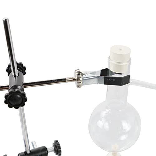 ADAMAS-BETA Kit de aparato de destilación de 3.4 fl oz para el hogar, microdestilación, 13 unidades de destilación purificador juego de cristalería