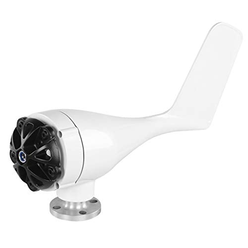 1600W molino de viento generador de 5 palas pequeñas turbinas de viento equipo de energía industrial(Negro 12V)