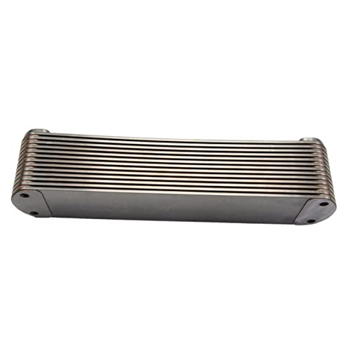 13 placas de enfriador de aceite Core 4965482 4955830 4965487 compatible con Cummins ISX15 X15 QSX15 14.9L 15L 2008-Present