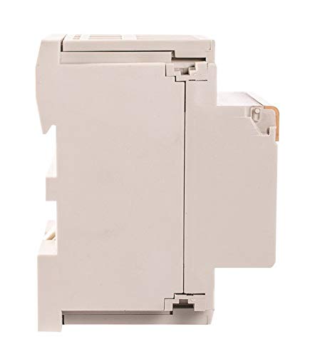 Electrodepot - Contactor IEC 400V (funcionamiento silencioso, 4 polos, 40 A, bobina 110/120 VAC, inductivo 20 A, resistivo 40 A, con base de montaje para carril DIN)