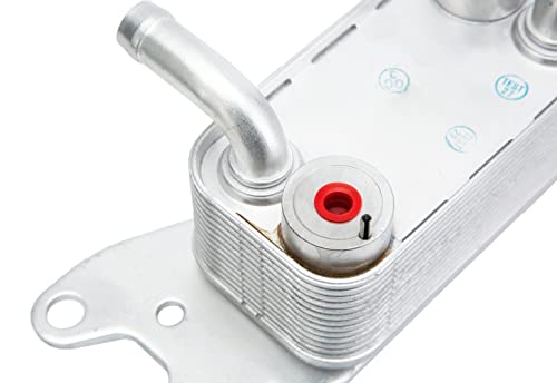 Diesel Enfriador de Combustible | 6.4L Powerstroke | Enfriador de Aceite de Motor Compatible con Ford F250 F350 F450 F550 SUPER Duty 2008 2009 2010 | Reemplaza: 8C3Z-9N103-B, 8C3Z9N103B