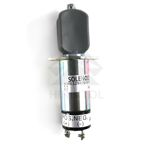 Solenoide de apagado de combustible de 12V 1504-12A6U1B1S2 129470-67320 para motores diesel marinos Yanmar 1995-Up 3JH 4JH 4LH 6LY Series