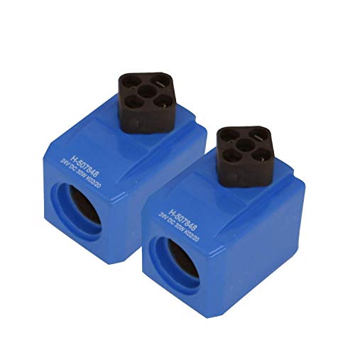 2PCS H507848 Solenoid Valve Coil H-507848 507848 24V 30W for Vickers