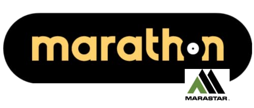 Marathon 6x2" Flat Free, Hand Truck/All Purpose Utility Tire on Wheel, 2.375" Centered Hub, 1/2" Bearings