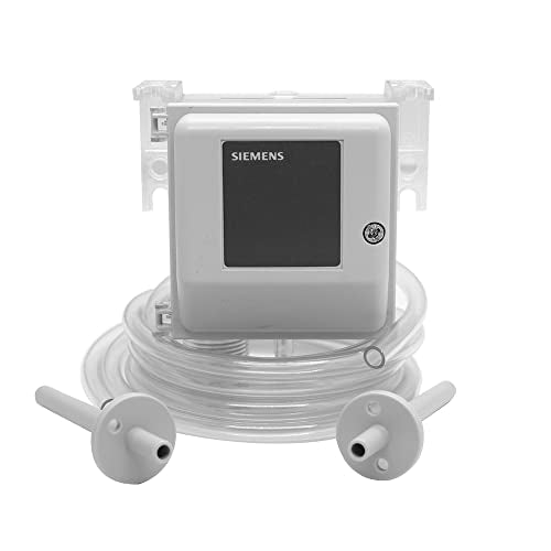 Sensor de presión diferencial (Rango de presión: 0 a 1500 Pa) para conductos industriales, de ventilación y aire acondicionado, laboratorios, producción, salas limpias y flujo laminar por Siemens Modelo: QBM2030-30