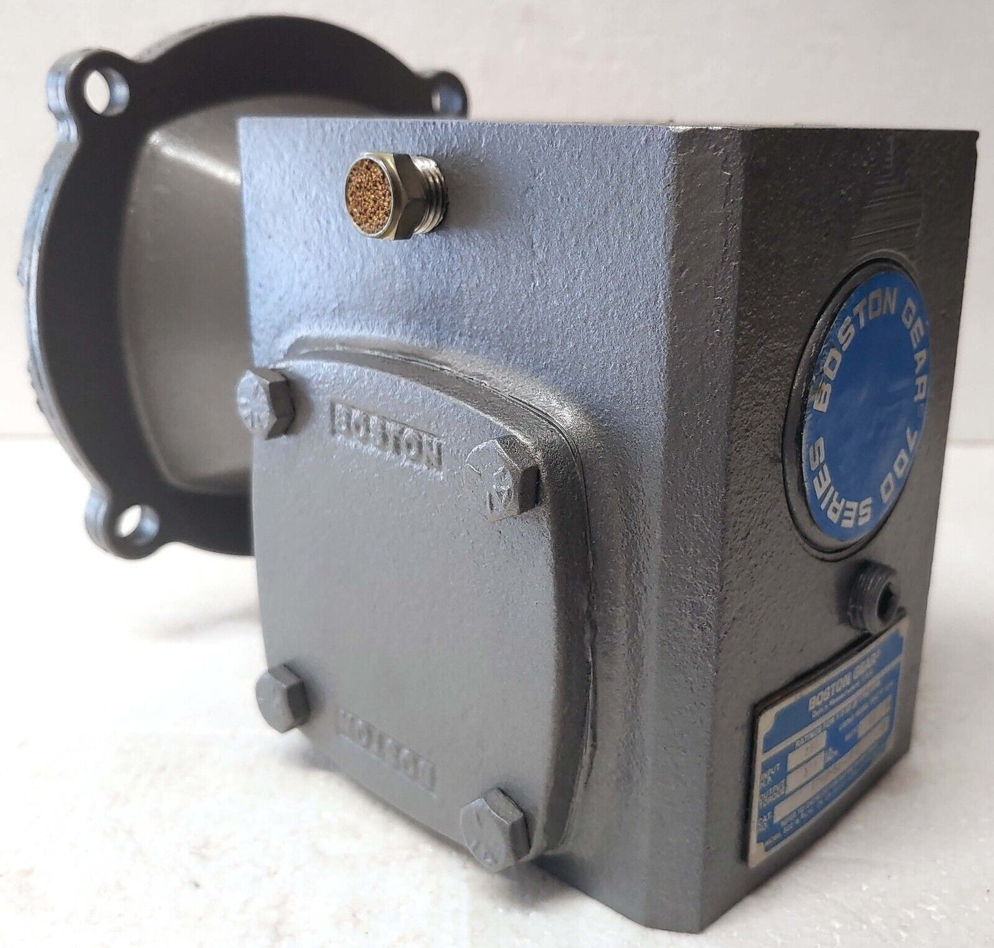 BOSTON Right Angle Gear Reducer 700 Series 50:1 Ratio 3/4" Shaft C-Face USA