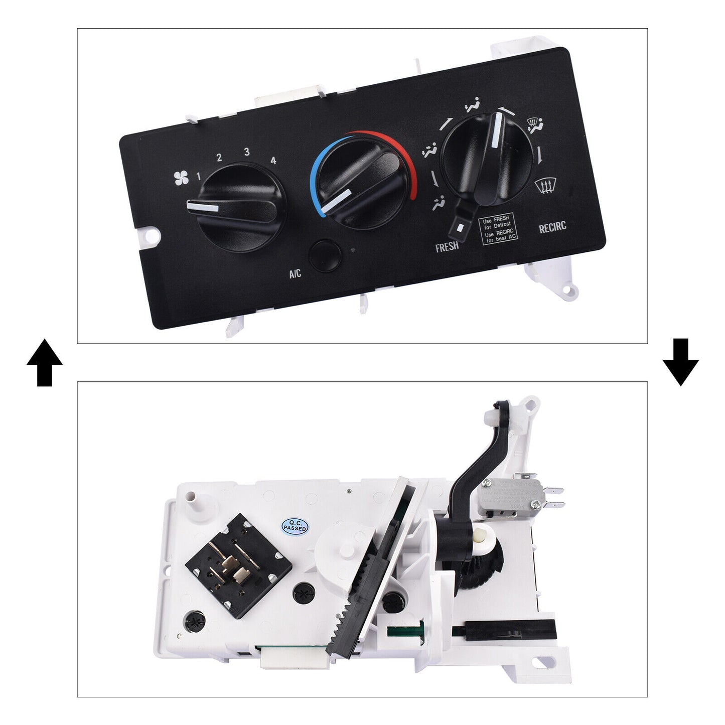 AC Control Panel 7787-880011 for 01-05 Mack CH613 CV713 11-1225 1000149542