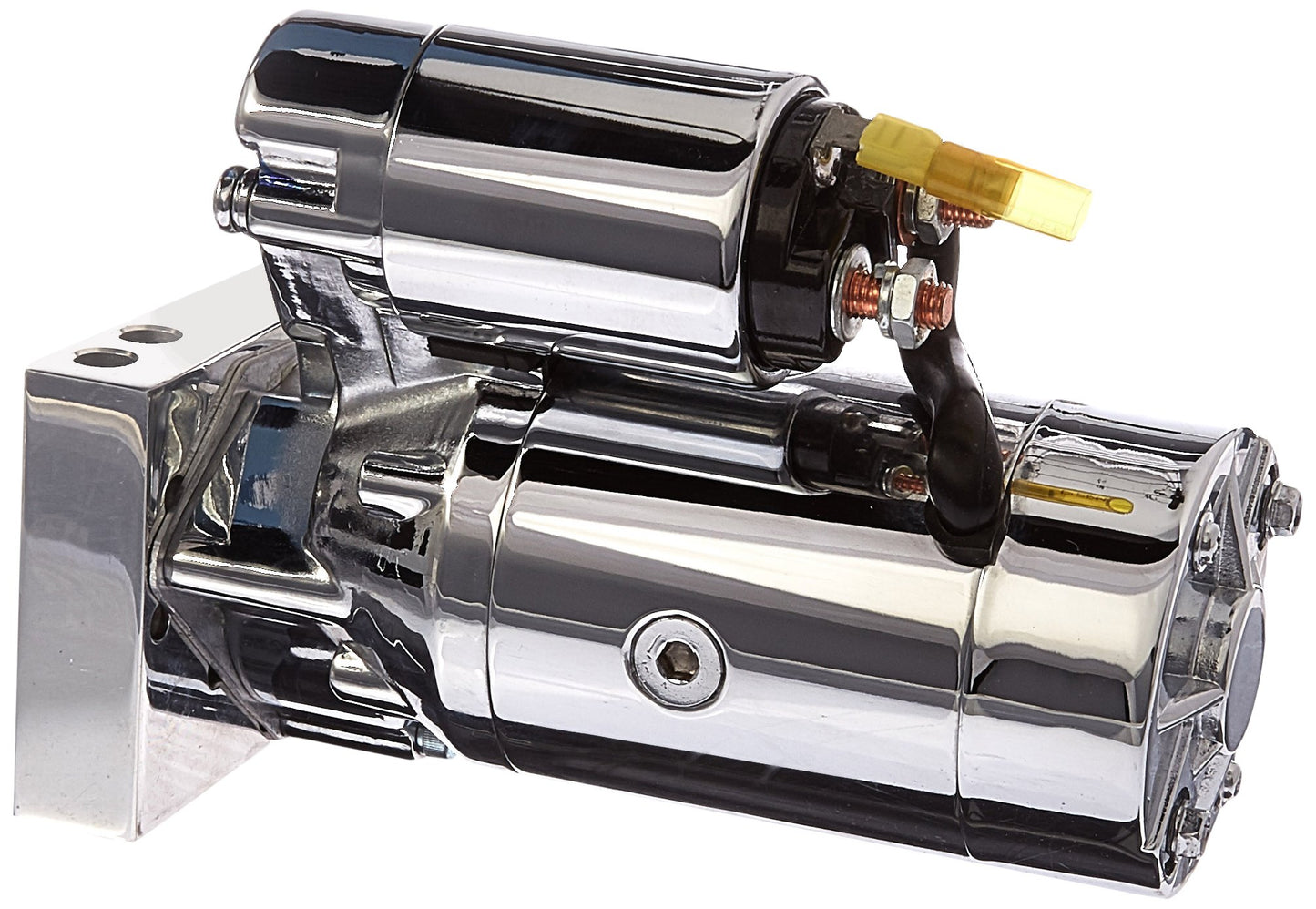 Powermaster Mini arrancador 19000 Str PowerMAX Plus Chevy Universal Straight Mtg 153/168T Flyw 14:1 Cromo