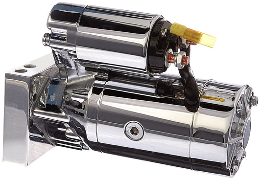 Powermaster Mini arrancador 19000 Str PowerMAX Plus Chevy Universal Straight Mtg 153/168T Flyw 14:1 Cromo