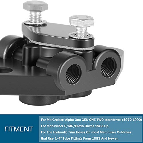 21970 - Kit de conector de cilindro y colector para discos Mercruiser Alpha Bravo de repuesto para 98825A4 8M00805 8M0137703