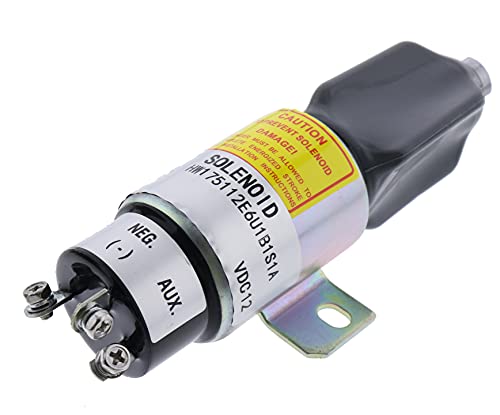 1700-2530 1751-12E6U1B1S1A - Solenoide de apagado diésel de 12 V