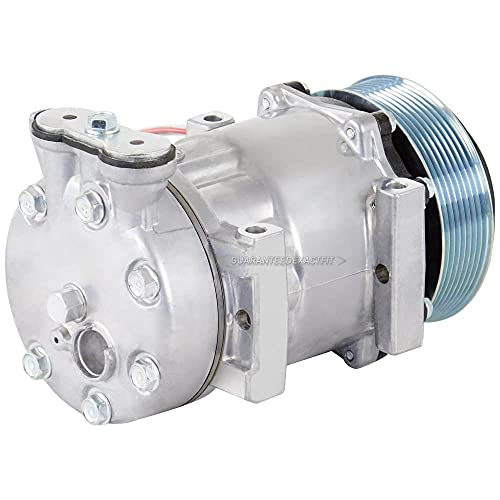 60-03989NA Compresor de CA y embrague de 8 ranuras para Freightliner sustituye a SKI4314S SKI4615 Sanden SD7H15 4314 4615