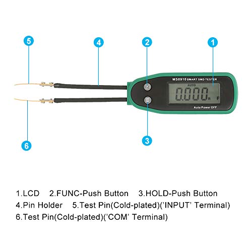 Medidor de capacitancia de resistencia MASTECH MS8910 Medidor de capacitancia de resistencia LCR/ESR