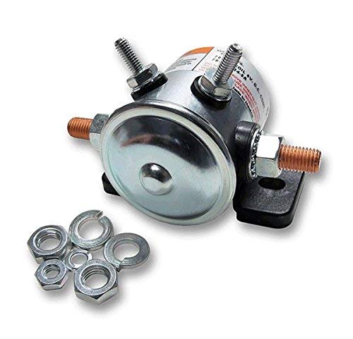 White Rodgers 70-111224 Solenoide, SPNO, bobina aislada de 12 VDC, servicio continuo, frecuencia de contacto continuo normalmente abierta de 80 amperios, 400 amperios, frecuencia de contacto continuo normalmente cerrada de 60 amperios, Inr