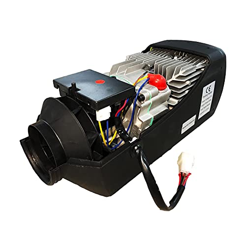 Calentador diesel de 5KW 24V Calentador de aire con control remoto Monitor LCD Tanque de 10L para coche/RV/Barco/Camión/Van/Autobús